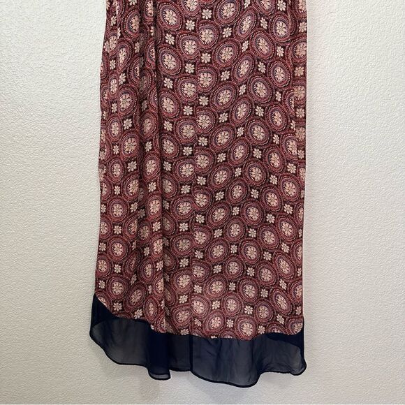 Lane Bryant Chiffon Straps Medallion Hi-Low Dress - Picture 8 of 13